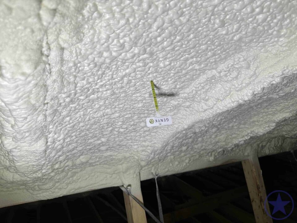 Foam Insulation in Progress