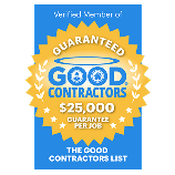 Badge 25K Guarantee Blue